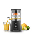 CASO CP 400 Citrus Lift pouring fresh juice into a glass