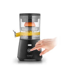 One-touch start button on the CASO CP 400 Citrus Lift