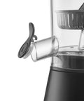 Juice spout with drip stop